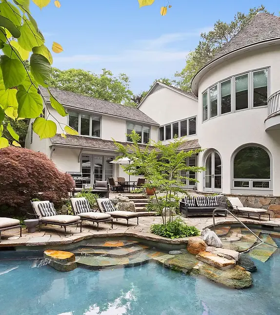house and pool